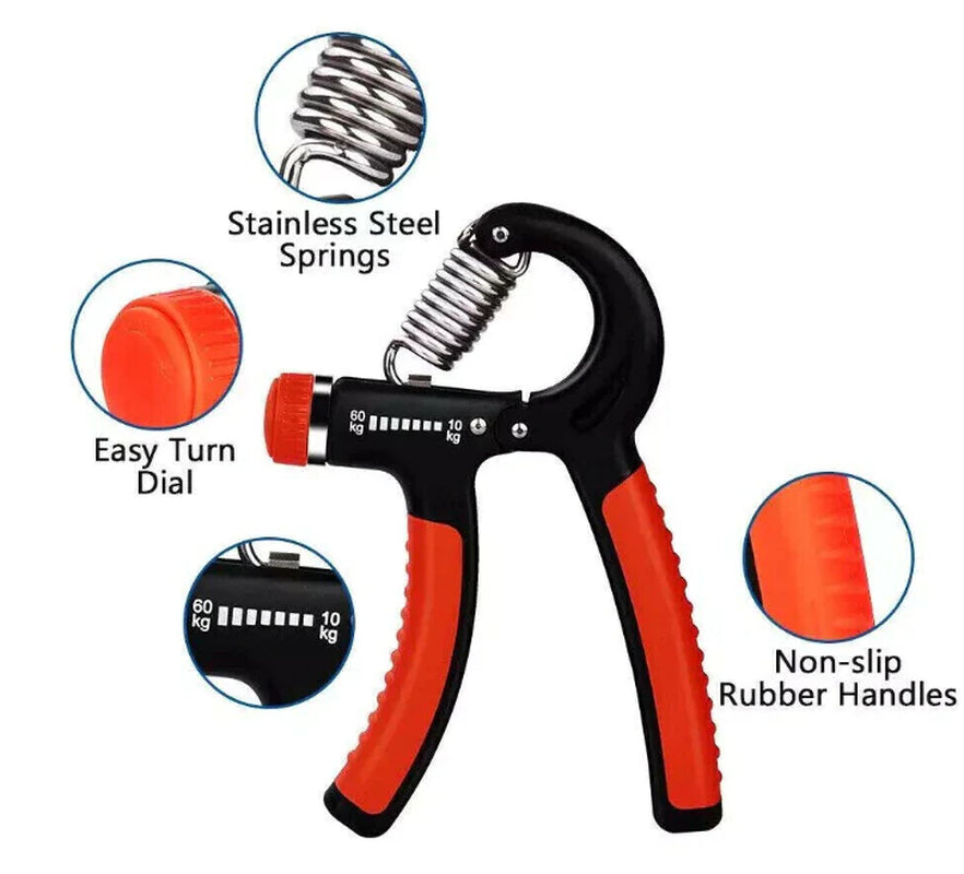 Adjustable Hand Grip Strength Trainer - Build Power and Endurance with This Gym Essential
