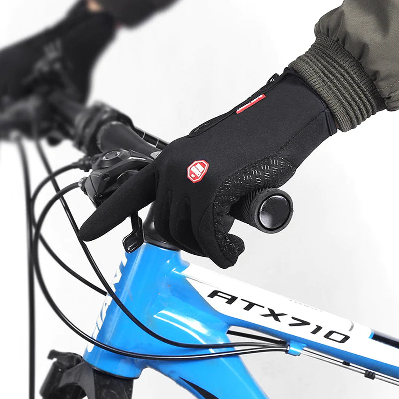 Heated Touch Screen Winter Gloves for Riding & Sports - Waterproof Fleece Lined Comfort