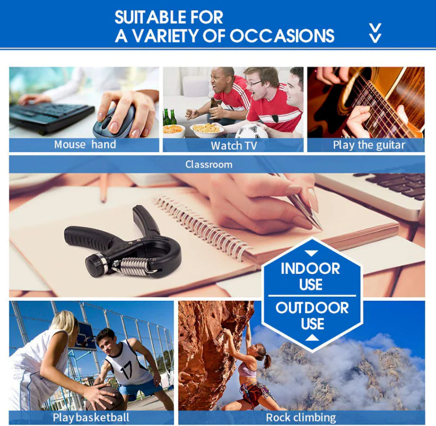 Adjustable Hand Grip Strength Trainer - Build Power and Endurance with This Gym Essential